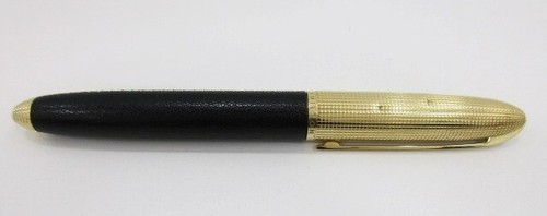 Louis Vuitton N71402 Penna a sfera in pelle dock oro nero gp con cappuccio in pelle metallo - Foto 4 di 9