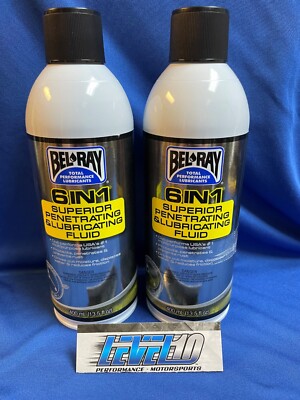 BEL-RAY 6-in-1 Lubricating Fluid 13.5 U.S. fl oz.-Aerosol (TWIN PACK)YZ KTM CRF