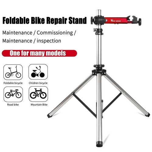 WEST BIKING Maintenance Bike Repair Stand Aluminum Bicycle Workstand with Tray - Picture 10 of 17