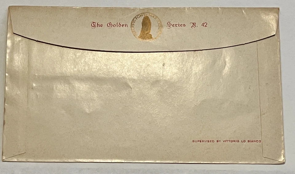 1963 VATICAN SOUVENIR GOLDEN COVER CACHETED RE-OPENING OF ECUMENIC COUNCIL - Image 2 of 2