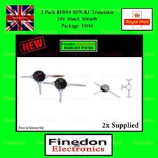 2 x BFR90 NPN RF Transistor 20V 30mA 300mW GHz Microwave TO50