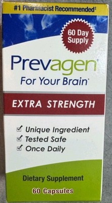 Prevagen Extra Strength 20 mg 60 Capsules Total New Factory Sealed