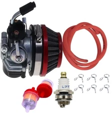 Mini motorcycle bicycle 49CC 50 37 80CC engine carburetor with 58MM air filter