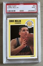 1989-90 Fleer - Chris Mullin #55 PSA 9