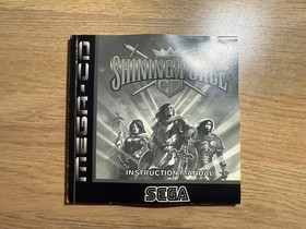 Shining Force Mega CD Case and Manual Only - Very Rare