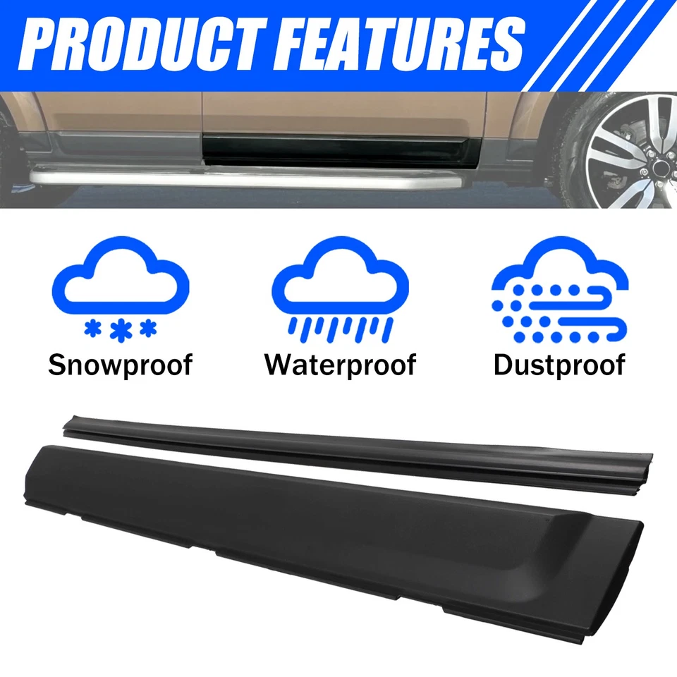 Moldura de guarnição de porta de passageiro dianteira direita compatível com 2005-2009 Land Rover LR3 EUA - Imagem 3 de 4