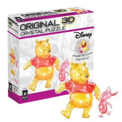UNIVERSITY GAMES BePuzzled, Disney Winnie The Pooh and Piglet Original 3D Crystal Puz (US IMPORT)