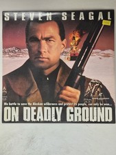 ON DEADLY GROUND Laserdisc LD WIDESCREEN VERY GOOD CONDITION RARE STEVEN SEAGAL 