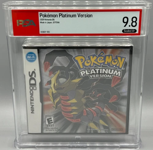Pokemon Platinum Nintendo DS First Print Sealed New PSA 9.8 A+ NOT WATA