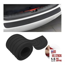 Car Rear Bumper Guard, Anti-Scratch Auto Trunk Door Entry Protector, Black, 40"