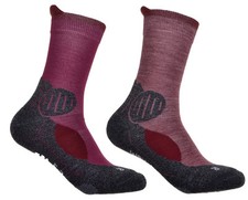 2 pairs of Autumn Winter Ladies Golf socks warm wool blend