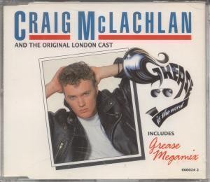 Craig McLachlan Grease CD UK Sony 1993 b/w extended mix, karaoke version and