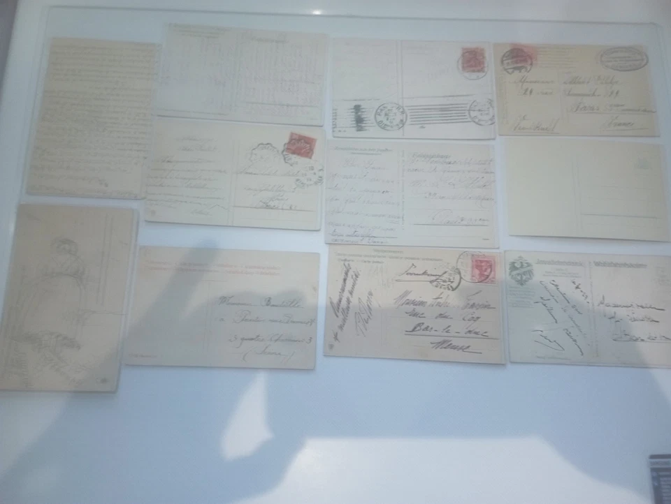 Lot de 11 CPA anciennes Guerre et soldats Allemagne - Photo 2/2