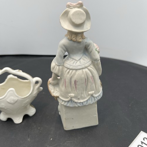 2 Vintage viktorianische Teile One Lady & entzückender Mini Korb - Bild 7 von 11