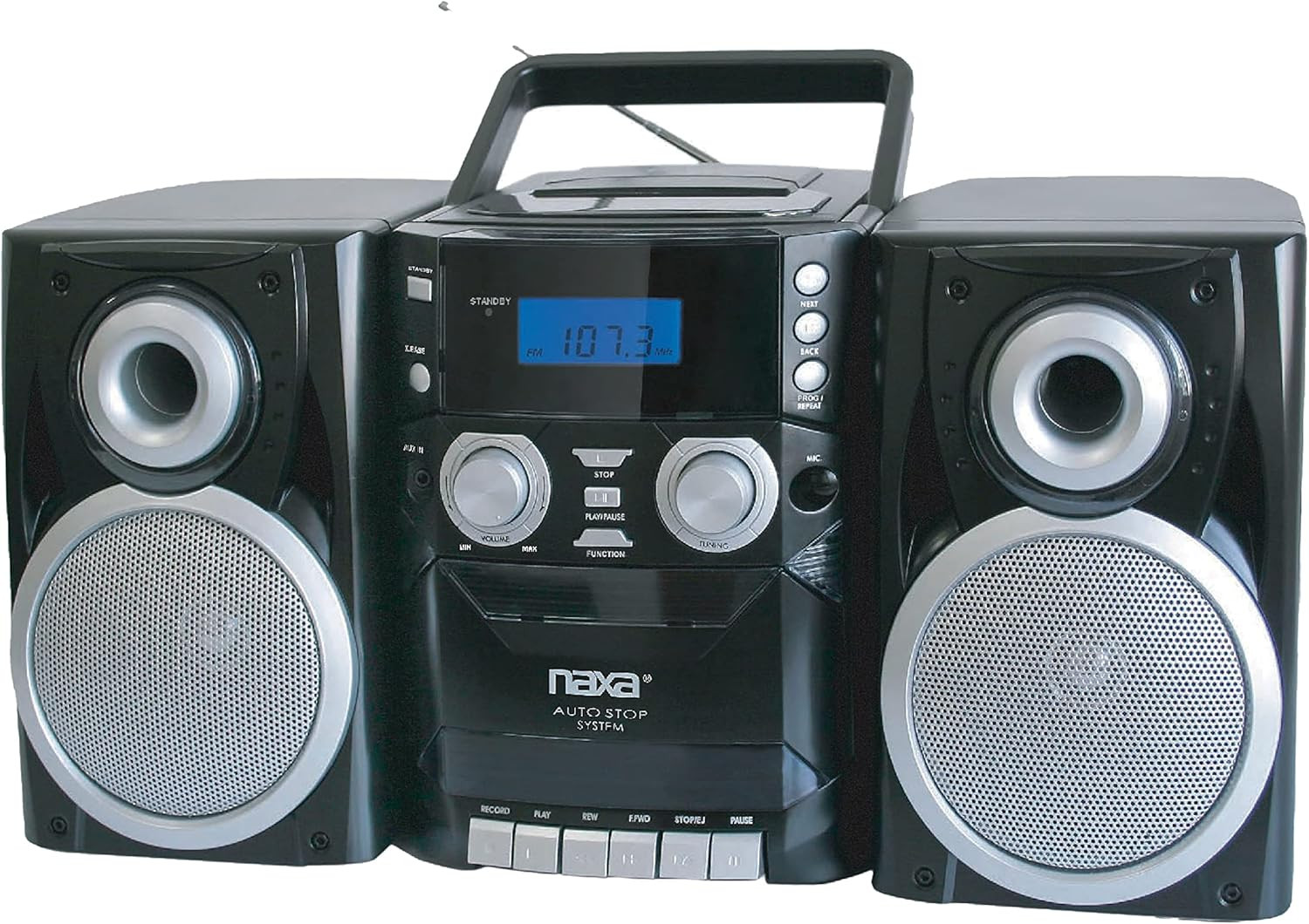 Electronics NPB-426 Portable CD Player with AM/FM Stereo Radio, Cassette Player/