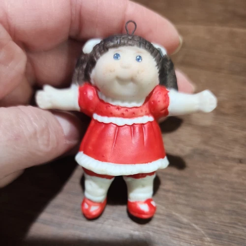 Vintage 1984 CPK Cabbage Patch Kids 2.5”Porcelain Doll Figurine Ornament