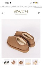 Ugg Since 74 Women's Tarryn Slippers - Chestnut Size 10 US