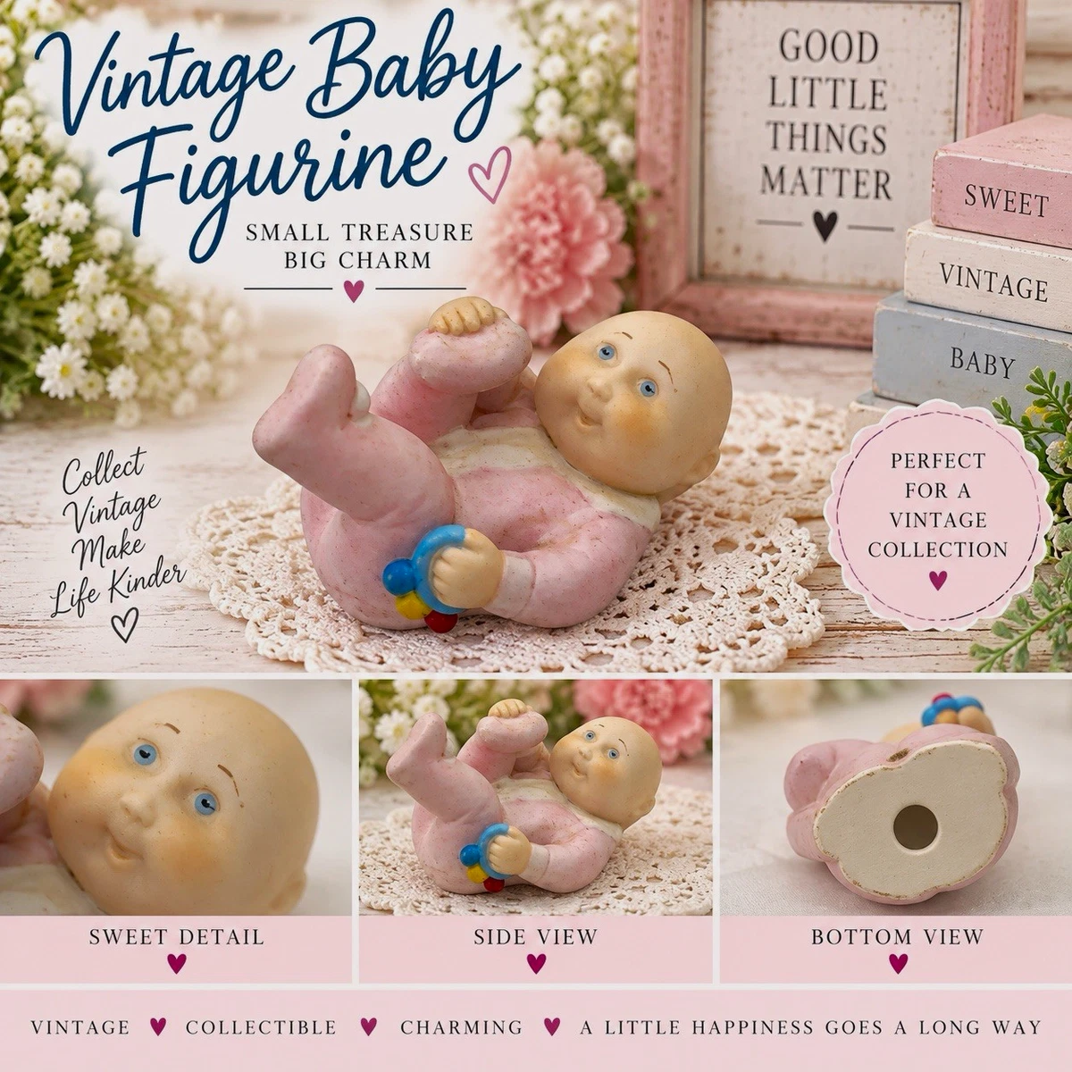 vintage baby figurine products for sale | eBay