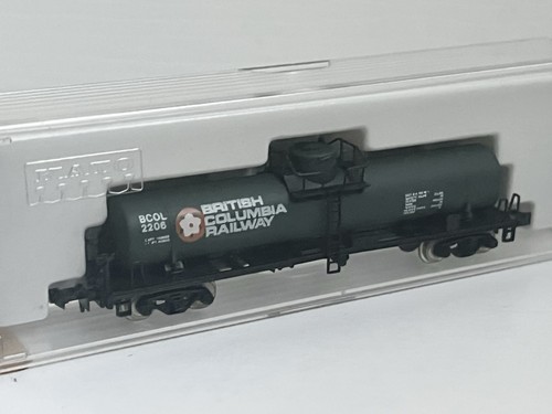 N Scale Kato Con-Cor British Columbia Railway Chemical Tank Car New In Box