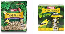 Wild Finch Bird Food, 5 Lb with Finch Station 2 Sock Feeder Bundle