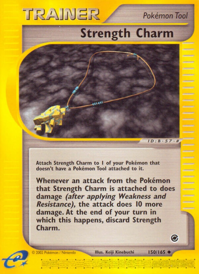 1x Strength Charm - 150/165 - Uncommon NM-Mint Pokemon G2 - Expedition