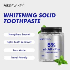 CEELIKE 5 Hydroxyapatite Solid Toothpaste - Enamel Strengthening - 186 Tablets