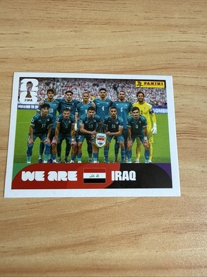 Panini 2026 World Cup IRAQ team Sticker
