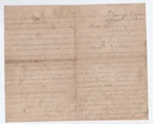 CONFEDERATE CIVIL WAR LETTER - 56th NC Vols - BATTLE of the CRATER, Petersburg !