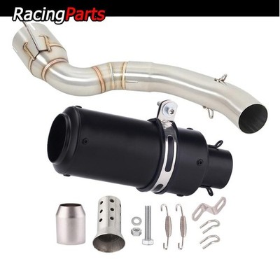Modified For Duke 200 2020-2023 Motorcycle Exhaust Middle Link Pipe Muffler Tips