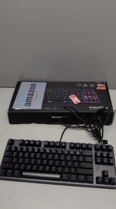 Tecware Phantom 87 RGB Illuminated Mechanical Keyboard 87-Key TKL Black