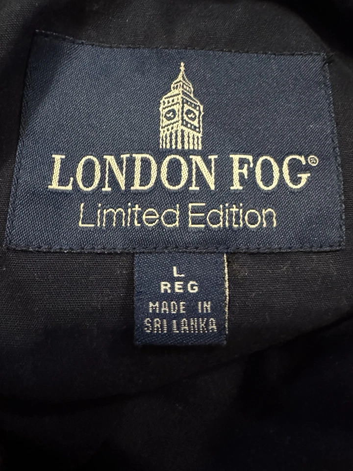CHAQUETA LIGERA LONDON FOG EDICIÓN LIMITADA CINTURA AJUSTABLE ROJA MUJER TALLA L Foto 3 de 4