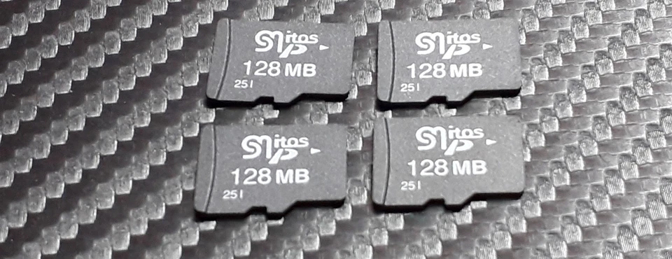 X4 128MB Micro SD Card - Memory Card Job Lot Bundle 128 Megabyte UK - Image 3 of 3