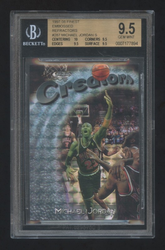 97-98 Topps Finest Michael Jordan Creators Refractor - Michael