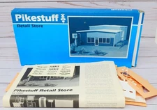 Pikestuff 0007, Retail Store & Warehouse Structure Model Kit, 1/87 HO Scale