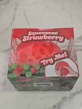 Sunny Days Jumbo Squeezy Strawberry Viral TikTok Squishy Sensory Fidget Toy New