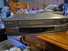 Broksonic VHSA-6687CTTCT VCR VHS HQ Player Recorder Black Quick Start No Remote