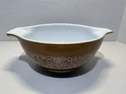 Vintage PYREX Woodland Brown Cinderella Mixing Bowl #442, 1.5 QT