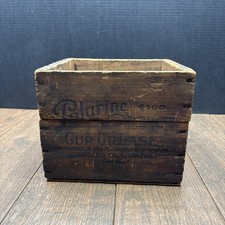 Vintage Advertising Cup Grease Standard Oil Company (INDIANA) WOODEN BOX