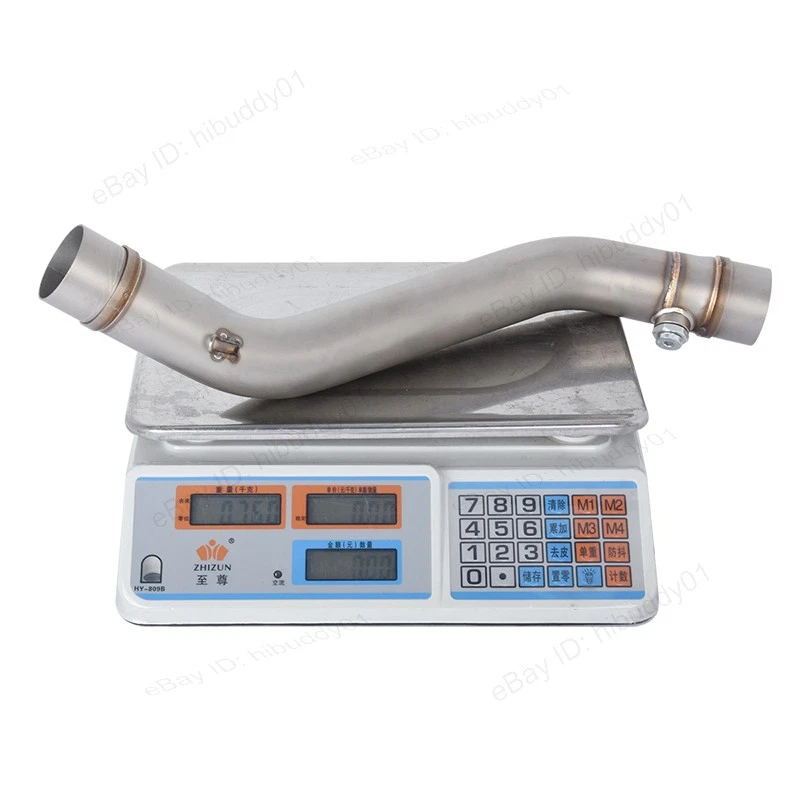 Silenciador de carbono tubo medio escape ZX6R 2024-2026 para Kawasaki Ninja ZX636 Foto 2 de 4