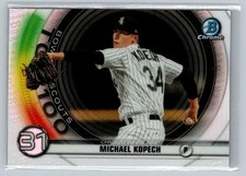 2020 Bowman #BTP-31 Michael Kopech Chrome Bowman Scouts Top 100