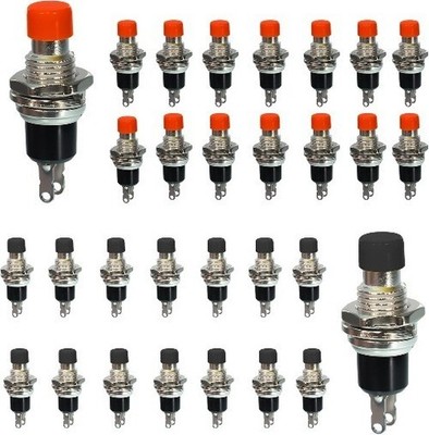 Title30pcs SPST Miniature Button switches (Normally Open, momentary Action)