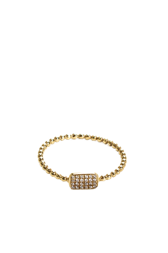 Designer Womens 18K Yellow Gold Diamond Pave Dainty Three Ring Set Size 6 3.2g - Picture 3 of 12