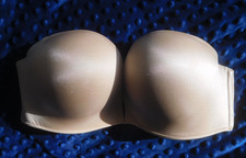 Victoria's Secret Bombshell Add-2-Cups Push Up Multiway Bra 36C Beige No Straps