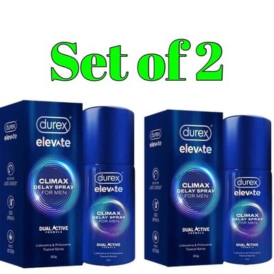 Elevate Delay Spray For Men For long time 2er Set