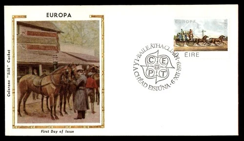 Mayfairstamps Ireland FDC 1979 Horses and Wagon Europa First Day Cover aax_38443