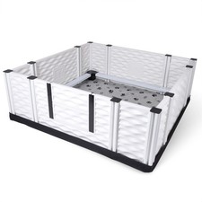 EZwhelp EZclassic 48"x48" Puppy Dog Whelping Box w/Rails Liner, Gray Open Box