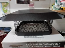 Shelter Chimney Caps 13x13 24-Gauge Galvanized Steel Cover Durable 