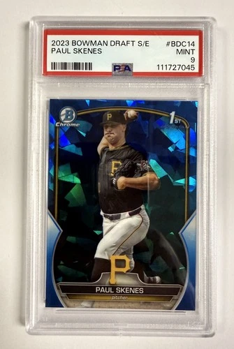 2023 Bowman Draft Sapphire Edition #BDC14 Paul Skenes PSA 9 1st RC