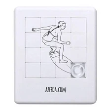 'Surfing Woman' Sliding Puzzle (PZ00029914)