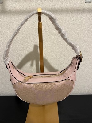 GUCCI Ophidia Jumbo GG Mini bag Handbag GG canvas pink Women  658551